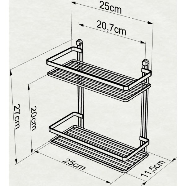 Essy wandplank - Zwart Essy wandplank - Zwart