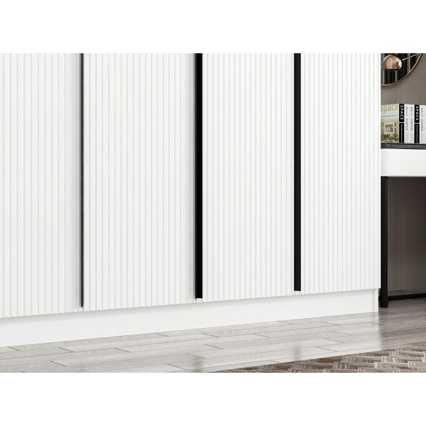 Armoire Cikani 315x52x210 cm, variante B - Blanc Armoire Cikani 315x52x210 cm, variante B - Blanc