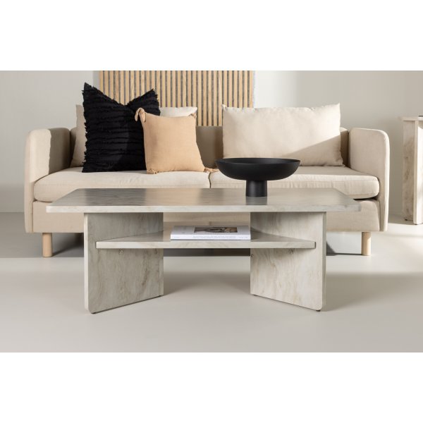 Table basse lesund 120 x 60 cm - Beige