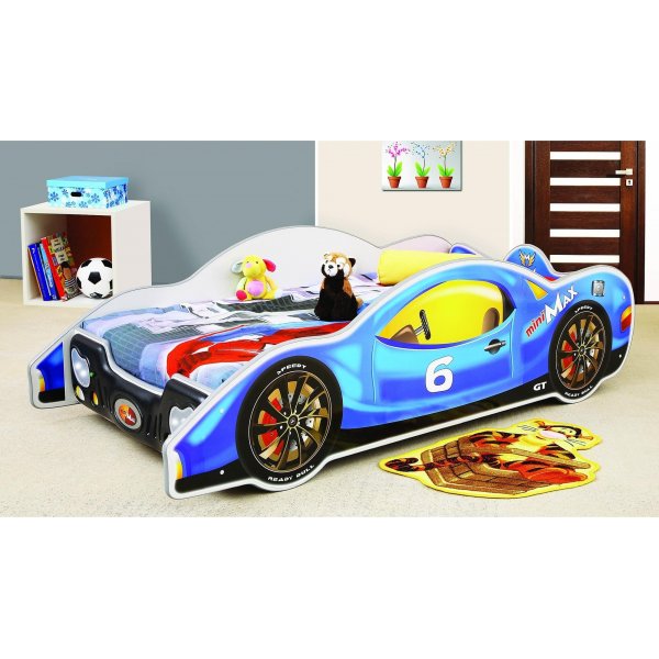 Louie racerbil barnsäng - Valfri färg och storlek! Louie racerbil barnsäng - Valfri färg och storlek!