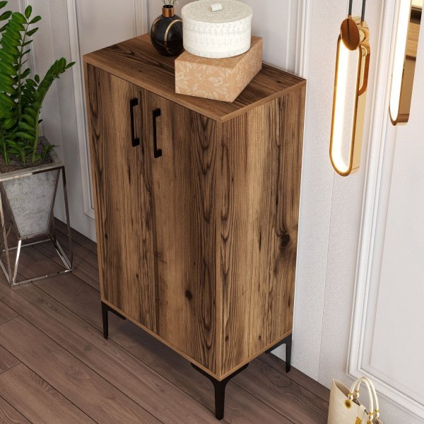 Prag skoskåp - Valnöt Prag skoskåp - Valnöt