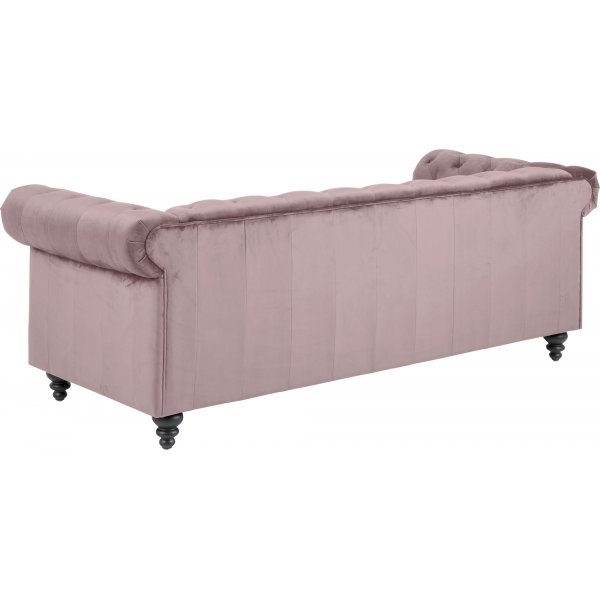 Charlietown 3-sits soffa - Puderrosa Charlietown 3-sits soffa - Puderrosa