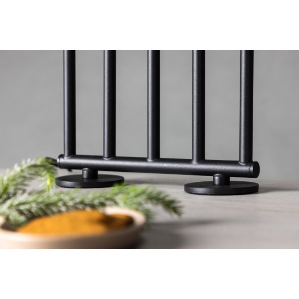 Bjrnfjllet ljusstake 22 x 42 cm - Svart