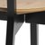 Chaise de salle  manger Roxby - Chne/noir