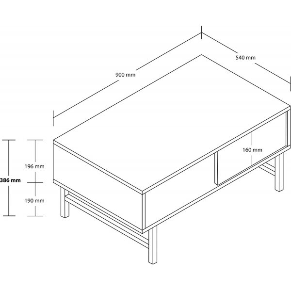 Diamond soffbord - Travertin Diamond soffbord - Travertin