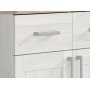Cubic sideboard - Vit lrk/ek