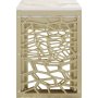Table de pari Hare 45,5 x 51 cm - Or/blanc