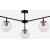 Atlas taklampa 10245 - Svart/antik