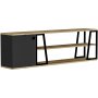 Lissa mediabnk 160 cm - Safir ek/svart