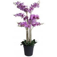 Konstväxt - Orkidé 9 stänglad H90 cm - Rosa Konstväxt - Orkidé 9 stänglad H90 cm - Rosa