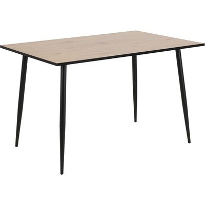 Wilma matbord 120 cm - Ek/svart