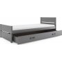 Bartek juniorsng med frvaringslda 90 x 200 cm - Valfri frg