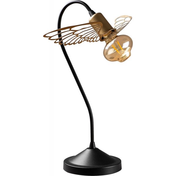 Angel bordslampa - Svart/guld