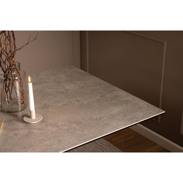 Heaven matbord 160 x 90 cm - Gr�/matt svart