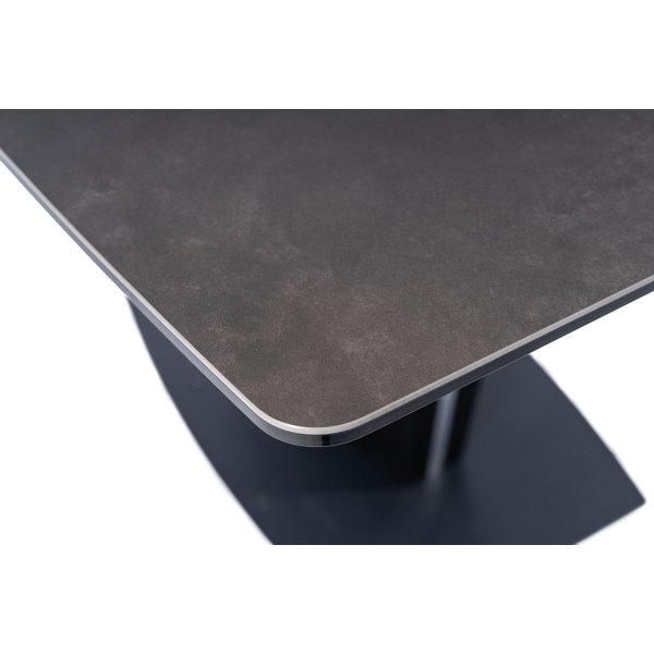 Table  manger extensible Malia 85x120-160 cm - Cramique noire