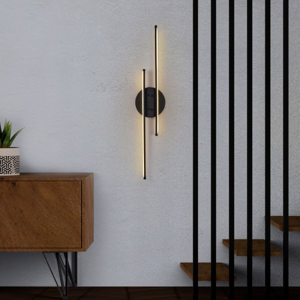 Unni wandlamp - Zwart