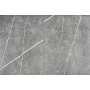 Muscat eettafel 120-160 x 120 cm - Grijs marmer/lichtgrijs/goud
