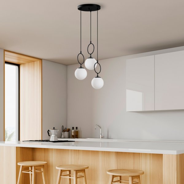 Plafonnier Ring 13435 - Noir