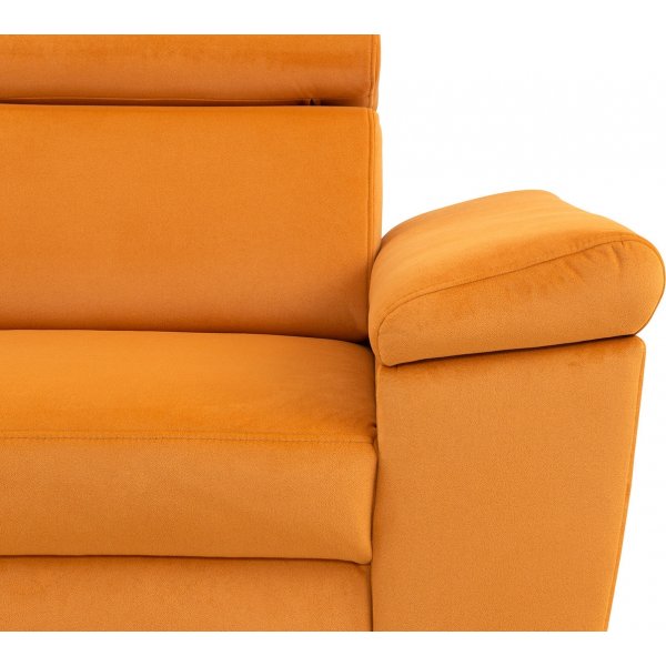 Santi slaapbank links - Oranje Santi slaapbank links - Oranje