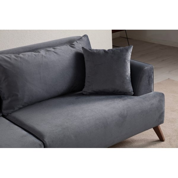 Buhara 3-sits soffa - Mörkgrå Buhara 3-sits soffa - Mörkgrå
