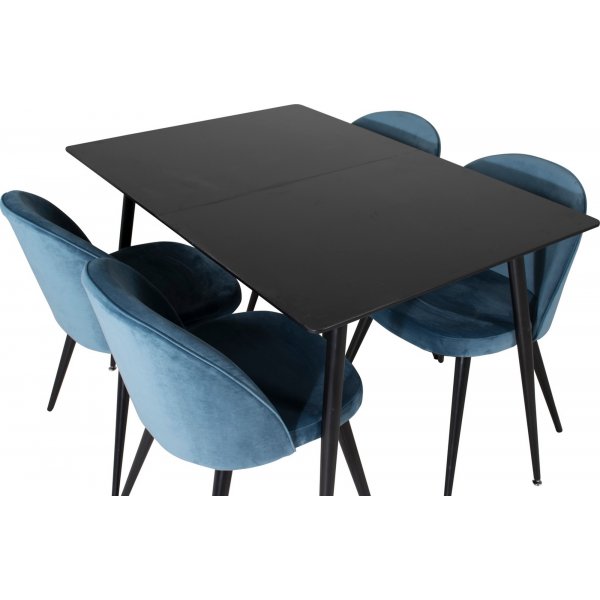 Spisa matbord 120-160 cm - Svart Spisa matbord 120-160 cm - Svart