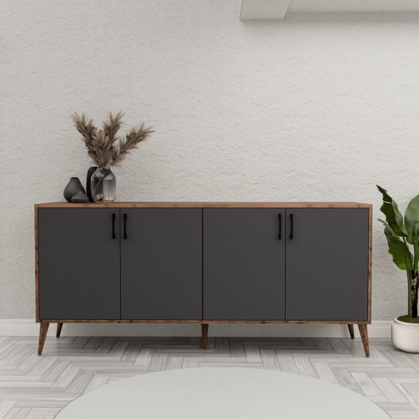 Buffet Hera - Noyer/anthracite