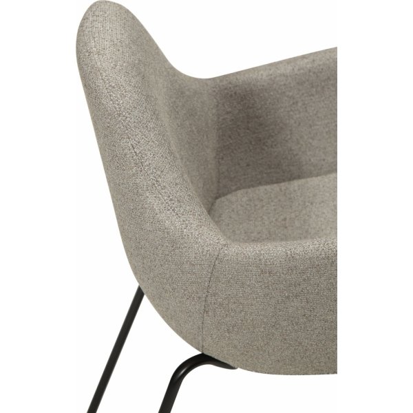 Fauteuil Zimmer - Boucle marron