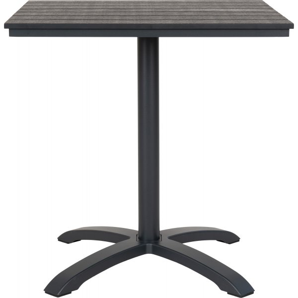 Chicago matbord 70 x 70 cm - Grå/svart Chicago matbord 70 x 70 cm - Grå/svart