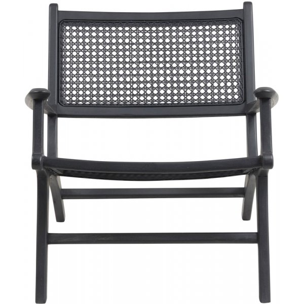 Linnea fåtölj - Svart/rotting + Textilrengöring för möbler Linnea fåtölj - Svart/rotting + Textilrengöring för möbler