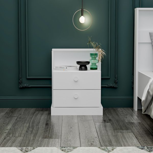 Life nachtkastje - Wit