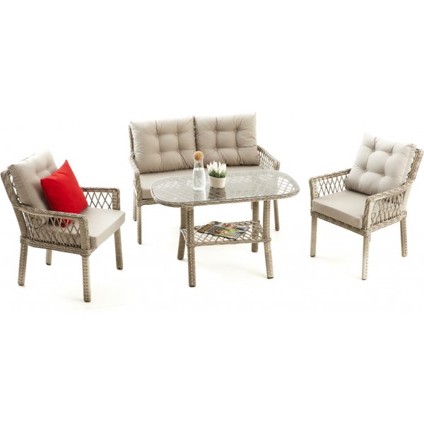 Pure loungegrupp 2 - Cream