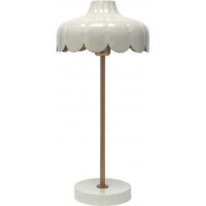 Wells bordslampa - Beige/guld - 50 cm