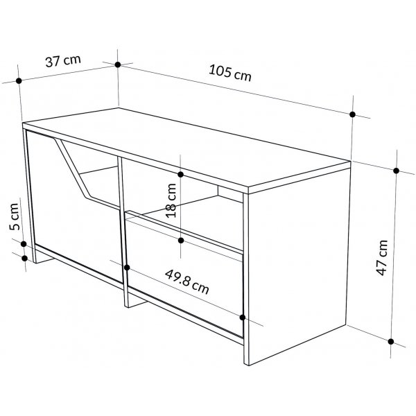 Banc d\\\'entrée Nexus - Moka clair/blanc Banc d\\\'entrée Nexus - Moka clair/blanc