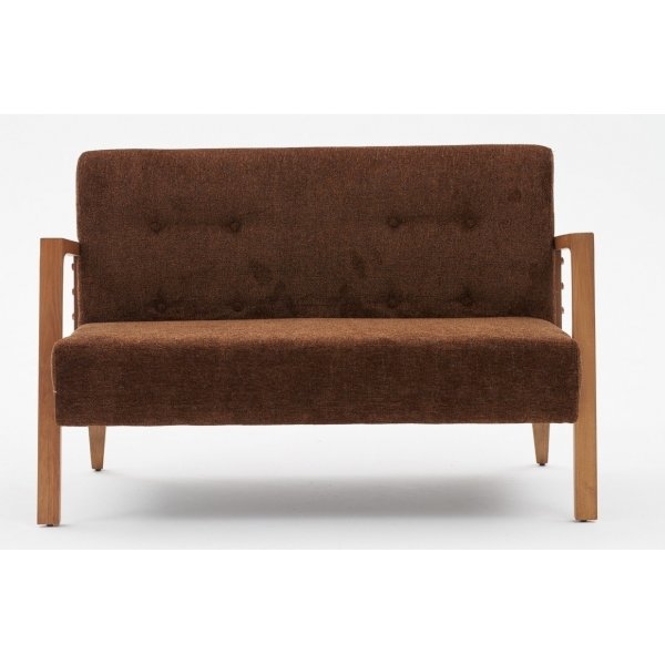 Canapé 2 places Kemer - Marron Canapé 2 places Kemer - Marron