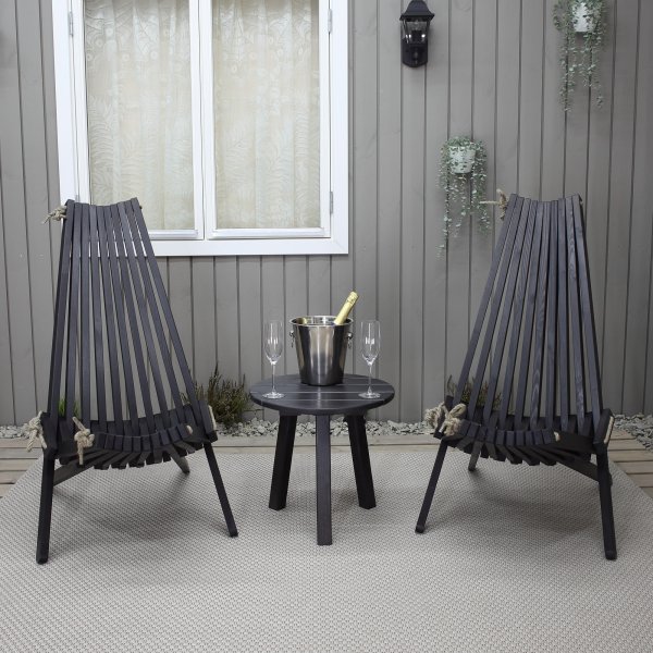 Chaise Calcutta - Noir