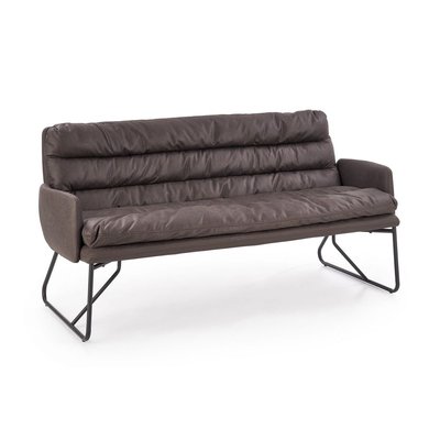 Gerda XL soffa - Mrk gr/svart