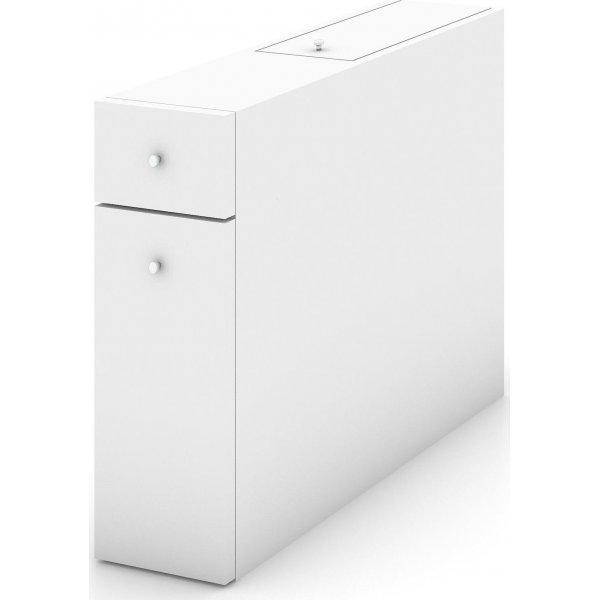 Meuble de salle de bain intelligent - Blanc Meuble de salle de bain intelligent - Blanc