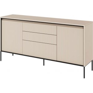 Trend skänk B166 cm - Beige/svart