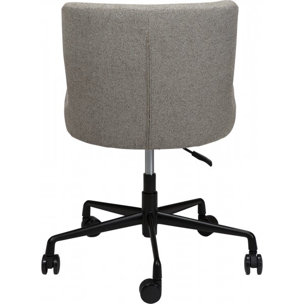 Glam kontorsstol - Pebble earth boucle/svart Glam kontorsstol - Pebble earth boucle/svart