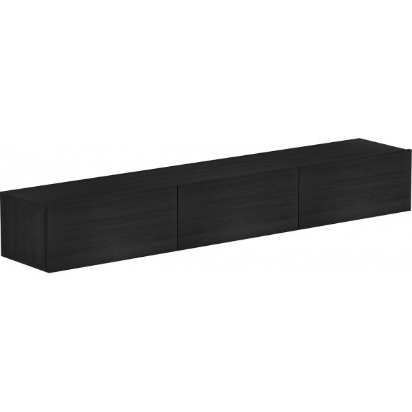 TV-meubel zwart gebeitst 180 cm - Tero TV-meubel zwart gebeitst 180 cm - Tero