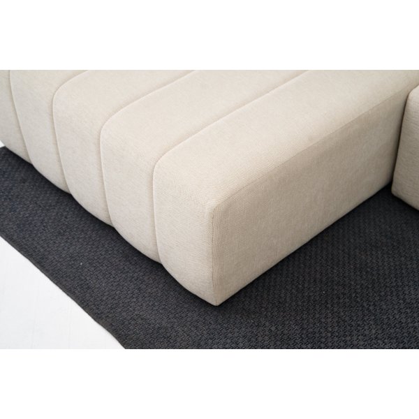 Beyza mini divansoffa v�nster - Cream