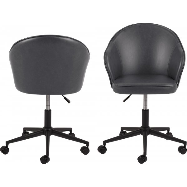 Chaise de bureau Mitzie - Noir