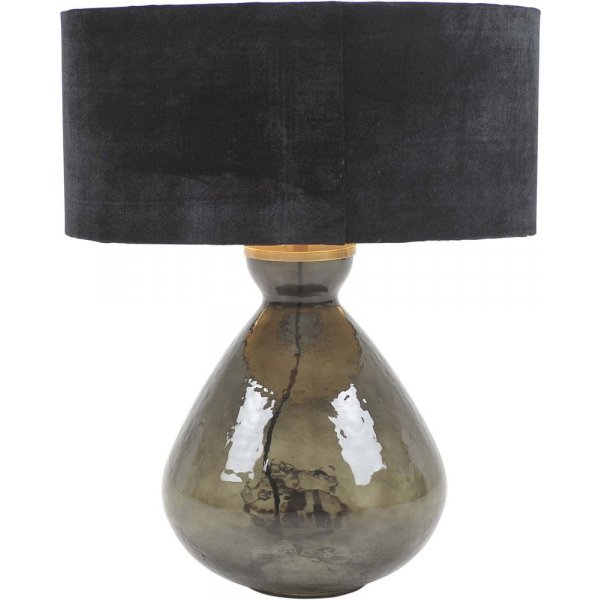 Slettens bordslampa - Mrkgr/svart