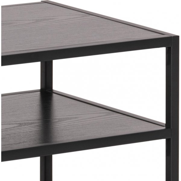 Banc multimédia Seaford 120 cm - Noir Banc multimédia Seaford 120 cm - Noir