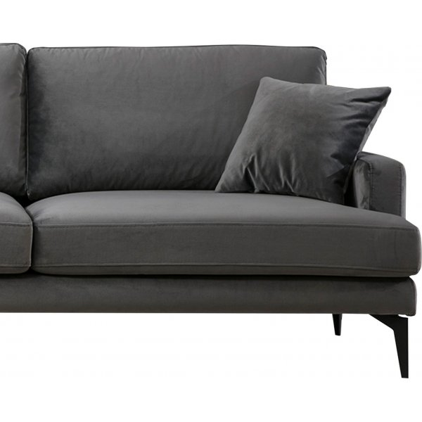 Canap d'angle Papira - Anthracite