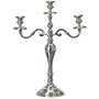 Stella Kandelaber H52 fr 3 ljus - Silver