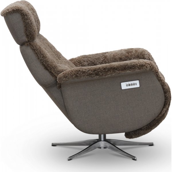 Duvnäs flip-up fåtölj - Beige fårskinn Duvnäs flip-up fåtölj - Beige fårskinn