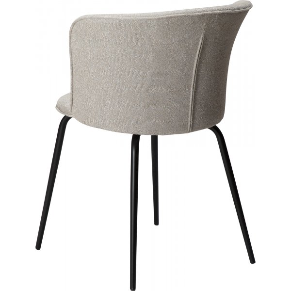 Chaise de salle à manger Eden - Cachemire bouclé/noir Chaise de salle à manger Eden - Cachemire bouclé/noir