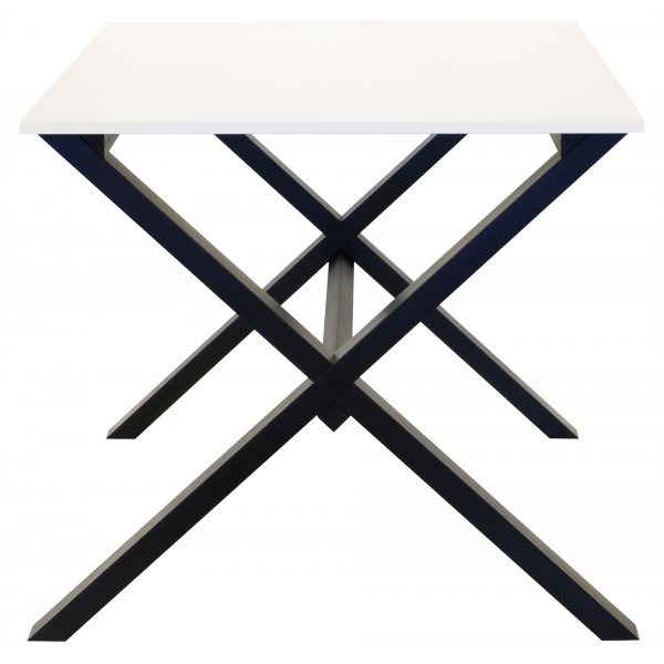 Artic matbord 140 cm - svart / vit Artic matbord 140 cm - svart / vit