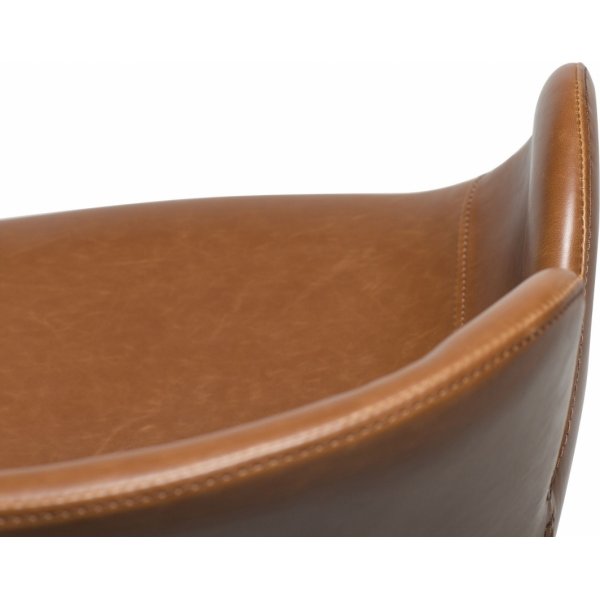 Chaise de salle  manger Gaia - PU marron